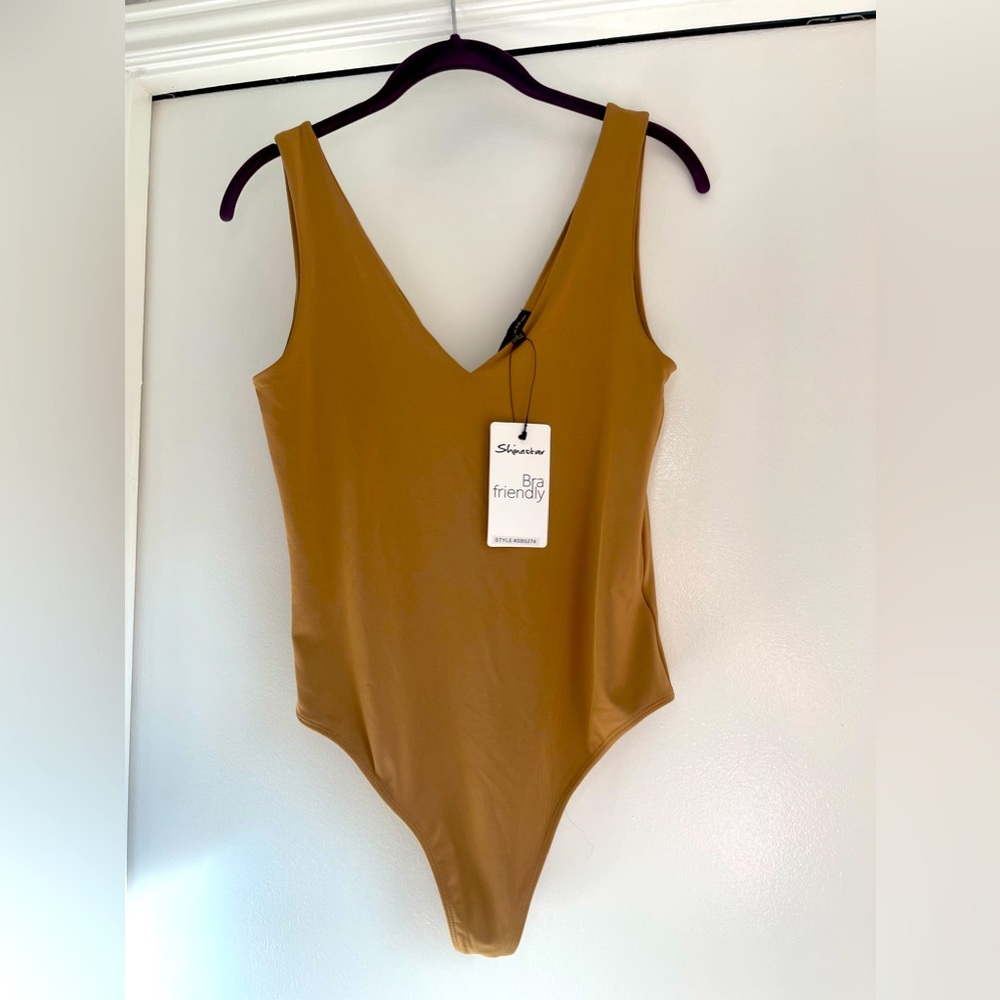 Women’s nude thong bodysuit